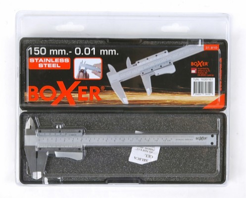 Boxer® skydelære 0 - 150 mm rustfri stål
