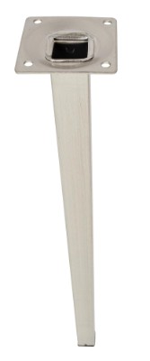 HOME It® firkantede bordben 24 x 24 mm x 50 cm børstet stål