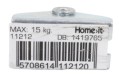 HOME It® fast møbelhjul Ø15 mm, sort plast