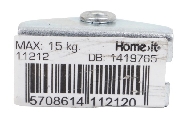 HOME It® fast møbelhjul Ø15 mm, sort plast