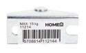 HOME It® fast møbelhjul Ø30 mm, gråt gummi