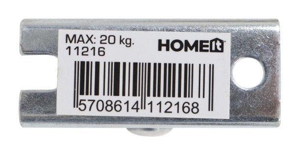 HOME It® fast møbelhjul Ø30 mm, sort plast