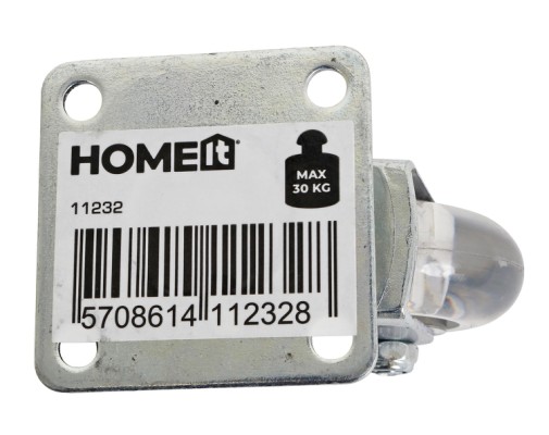 HOME It® drejeligt møbelhjul Ø50 mm transparent gummi