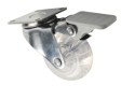 HOME It® drejeligt møbelhjul med bremse Ø50 mm transparent gummi
