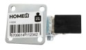HOME It® drejeligt møbelhjul med bremse Ø50 mm transparent gummi