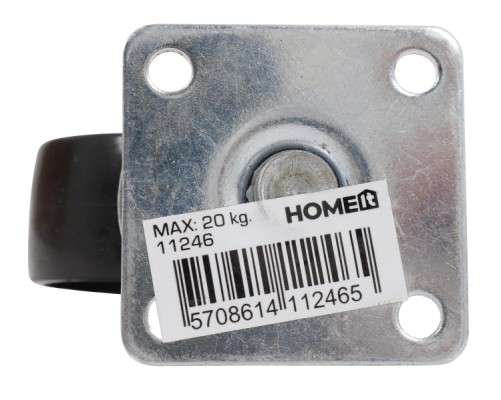 HOME It® drejeligt møbelhjul Ø40 mm, sort plast