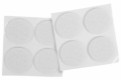 HOME It® selvklæbende filtpuder Ø17 mm x 20 stk.hvid