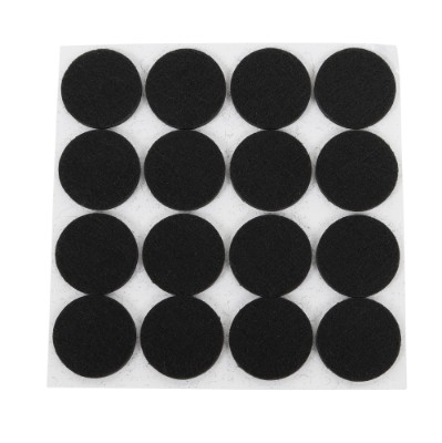 HOME It® selvklæbende filtpuder Ø22 mm, sort