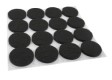 HOME It® selvklæbende filtpuder Ø22 mm, sort