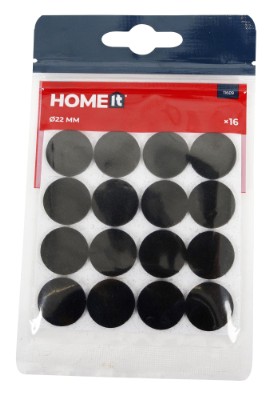 HOME It® selvklæbende filtpuder Ø22 mm, sort