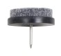 HOME It® glidesøm med filt Ø28 mm x 8 stk sort