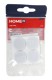 HOME It® selvklæbende filtpuder Ø28 mm x 8 stk hvid