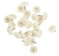 HOME It® glidesøm med plast Ø20 mm x 24 stk hvid