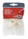 HOME It® glidesøm med plast Ø30 mm x 8 stk hvid