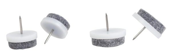 HOME It® glidesøm med filt og plast 64 dele