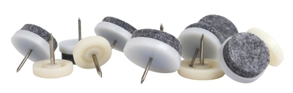 HOME It® glidesøm med filt og plast 64 dele