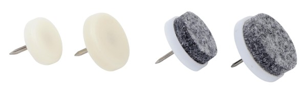 HOME It® glidesøm med filt og plast 64 dele