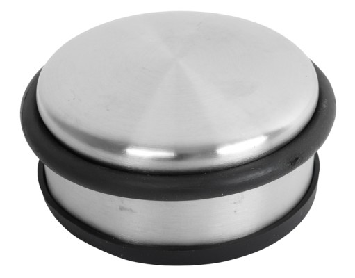HOME It® dørstop til gulv Ø9,2 x 4,5 cm børstet stål