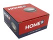 HOME It® dørstop til gulv Ø9,2 x 4,5 cm børstet stål