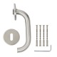 HOME It® dørgreb med U-greb 16 mm rustfri stål