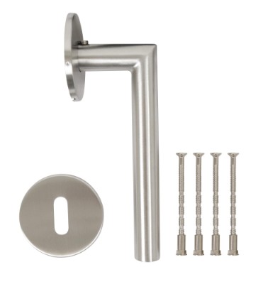 HOME It® dørgreb med V-greb 16 mm rustfri stål