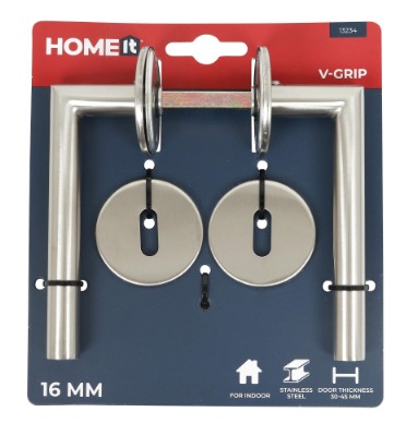 HOME It® dørgreb med V-greb 16 mm rustfri stål