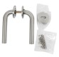 HOME It® dørgreb med L-greb 19 mm rustfri stål