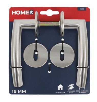 HOME It® dørgreb med B-greb 19 mm rustfri stål