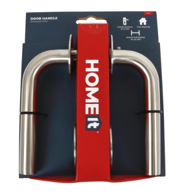 HOME It® dørgreb med L-greb 19 mm rustfri stål