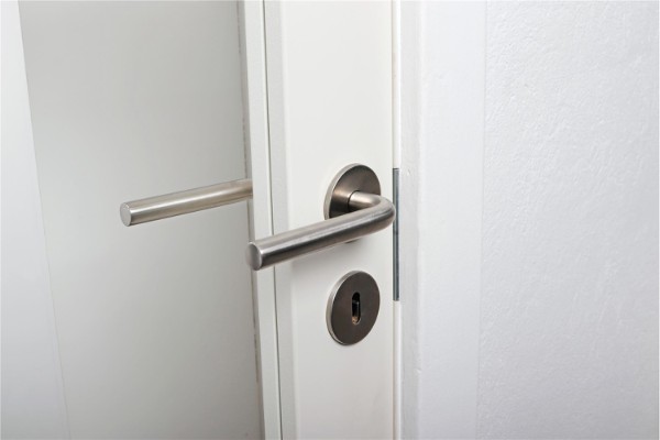 HOME It® dørgreb med L-greb 19 mm rustfri stål