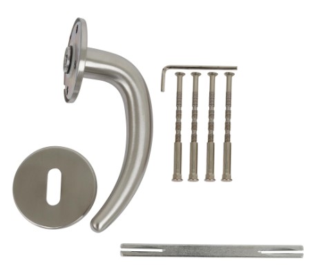 HOME It® dørgreb coupe børstet stål