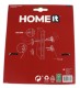 HOME It® dørgreb med rosetter, nøgleskilte mat krom