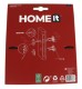 HOME It® dørgreb med rosetter og nøgleskilte børstet stål