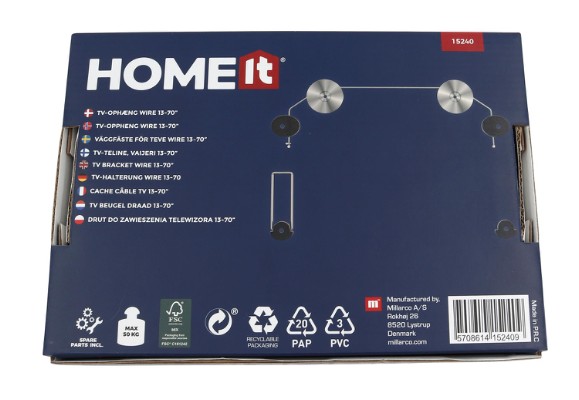 HOME It® TV-ophæng wire 13-70