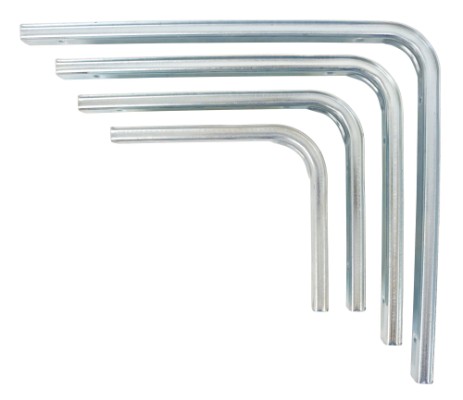 HOME It® hyldeknægt med U-profil 250 x 300 mm el-galvaniseret