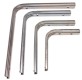HOME It® hyldeknægt med U-profil 250 x 300 mm el-galvaniseret