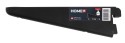 HOME It® hyldeknægt til rack system 17 cm sort