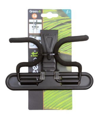Green>it® redskabsophæng dobbelt til til rack system sort