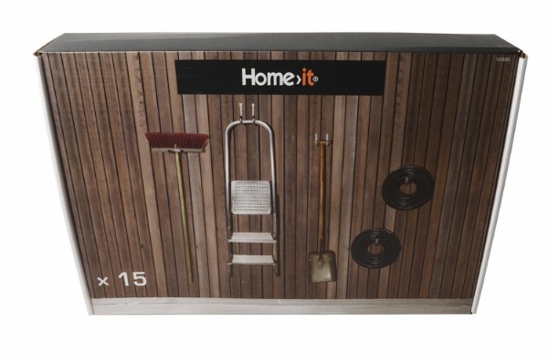 HOME It® ophængsystem til garagen og udhus med 15 dele