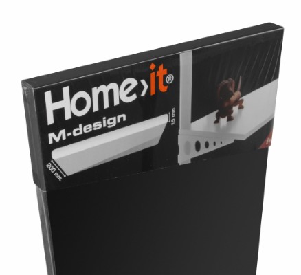 Home>it® hylde M-design 40x20x1,50 cm. - Sort