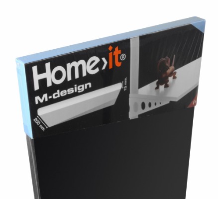 Home>it® hylde M-design 40x20x1,50 cm. - Sort