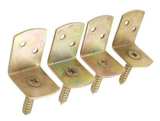 Millarco® hegnsbeslag inkl. skruer 4 stk.