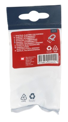 HOME It® sjækkel Ø6 x 25 x 38 mm elforzinket 2 stk.