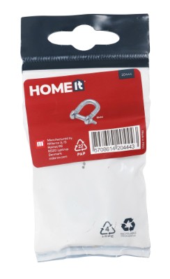 HOME It® sjækkel Ø8 x 30 x 50 mm elforzinket 2 stk.