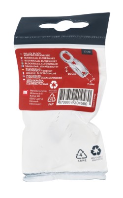 HOME It® blokrulle Ø7 x 70 x 25 mm elforzinket