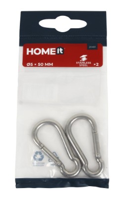 HOME It® brandmandshage Ø5 x 50 mm i rustfrit stål 2 stk.