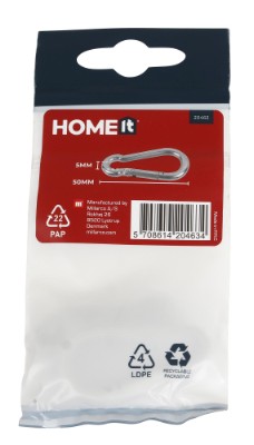 HOME It® brandmandshage Ø5 x 50 mm i rustfrit stål 2 stk.