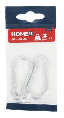 HOME It® brandmandshage Ø6 x 60 mm elforzinket 2 stk.