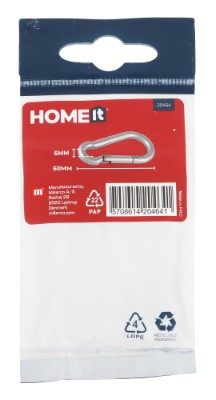 HOME It® brandmandshage Ø6 x 60 mm elforzinket 2 stk.