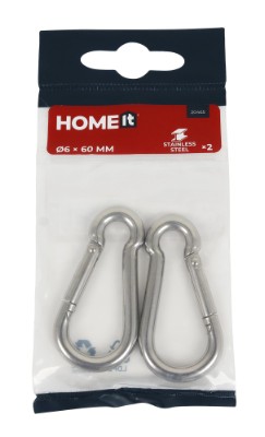 HOME It® brandmandshage Ø6 x 60 mm rustfrit stål 2 stk.